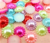 Pearl Multi Colored Sunflower Gems Flatback 30pcs