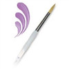 #SG250-0 ROYAL SOFT GRIP GOLDEN TAKLON ROUND BRUSH - size #0