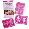 Adhesive Reuseable Snazaroo Face Painting Stencils 6/Pkg Girl's Fantasy