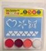 Girl Tattoo Heart and Butterfly Theme Kit with Stencils - Snazaroo