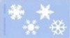 Snowflakes Mylar Stencil - Snazaroo