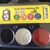 Skull  3 Color Face Paint Theme Kit