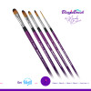 Blazin Brush - Filbert Collection - 5pcs