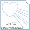 TATC- G319 Heart 3 3 Layer Stencil