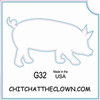 TATC- G32 Pig 3 Layer Stencil