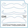 TATC- G346 Three Moustache 3 Layer Stencil