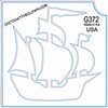 TATC- G372 Pirate Ship 3 Layer Stencil