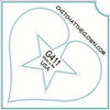 TATC- G411 Heart Star 3 Layer Stencil