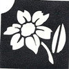 Daisy Bud Two -  3 Layer Stencil 5 Pack
