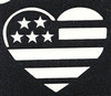 Heart USA - 3 Layer Stencil 5 pack