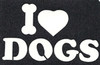 I Love Dogs  - 3 Layer Stencil 5 pack