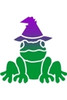CLR-frght Frog W Hat