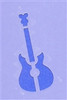 TTP Sponge Painting Guitar Stencil