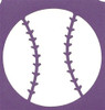 Baseball -  2 Layer Stencil  Box 4