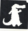 Crocodile Toon -  2 Layer Stencil