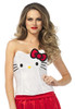 Hello Kitty Sequin Bustier With Bow Accent