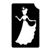 Princess Standing 5 Pack - 3 Layer Stencil