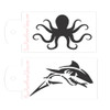 Boost Stencil Set | Shark and Octopus