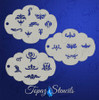 Damask Elements Collection - Topaz Stencil