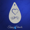 Love Heart - Topaz Stencil