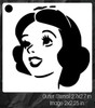 Snow White Reuseable Stencil