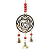 Red Chakra (Root Chakra) Brass Windchime 11" High