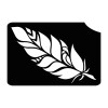 Feather Boho Pack of 5 - 3 Layer Stencil