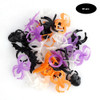 50 Pack of Colored  Bat/Spider/Bugs/Skull Rings