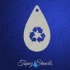 Recycle Symbol  - Topaz Stencils