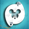 Mouse Head Castle Diva Stencil