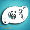 Panda and Bamboo Diva Stencil