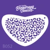 Cheetah Print Boomerang Stencil