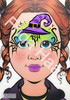 Witches Hat Fancy Face Paint Photo