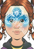 Ice Princess Face Paint Photo