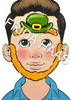 Leprechaun Face Paint Photo