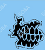 Zombie Teeth Stencil