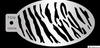 Tiger Stripes Face Paint Stencil