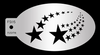 Shooting Stars Face Paint Stencil