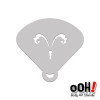 Butterfly Body Ooh Stencil