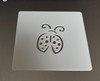 Ladybug Square Stencil