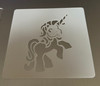 My Little Pony Unicorn Square Stencil