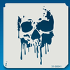 Skull Stencil 8"x8"
