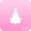 1038 Christmas Tree Pink Power Stencil