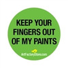 Keep your Fingers out of my Paints Button