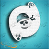 Pirate with Bandana Diva Stencil