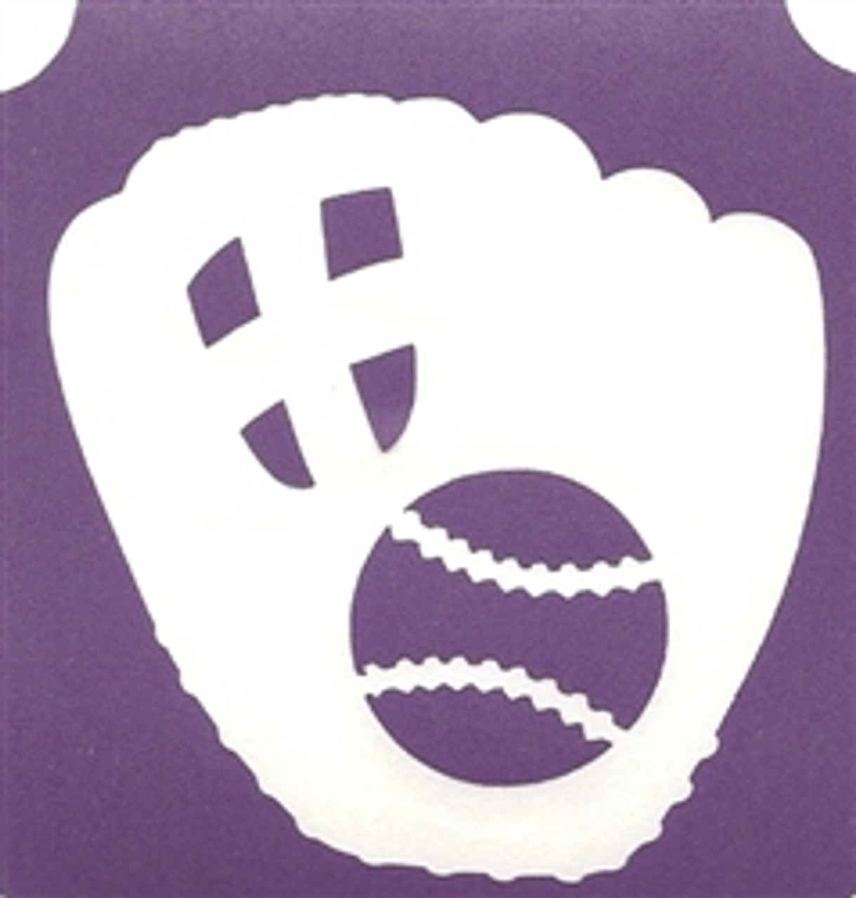 Baseball Mitt - 3 Layer Stencil