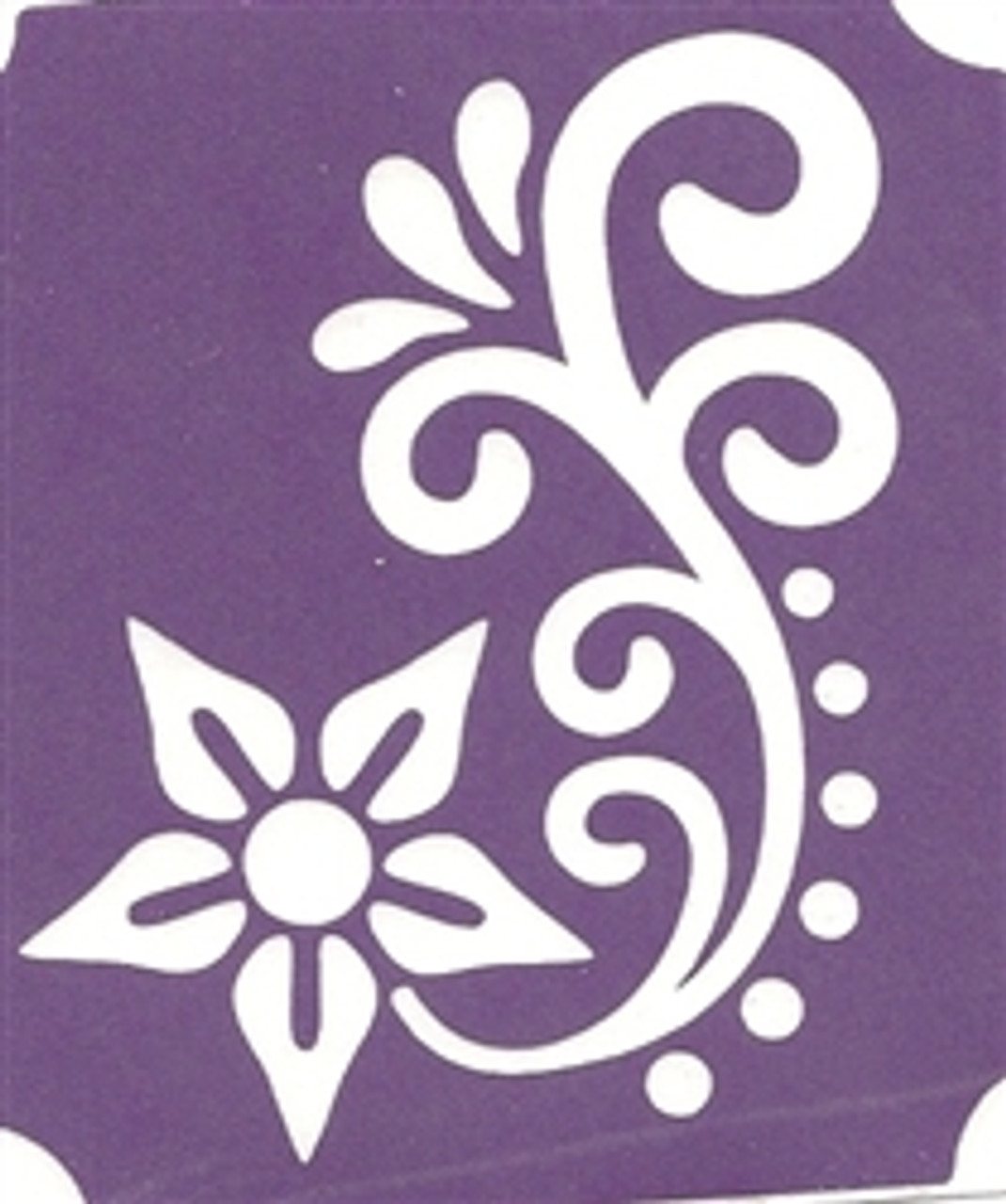 Henna Flower - 3 Layer Stencil