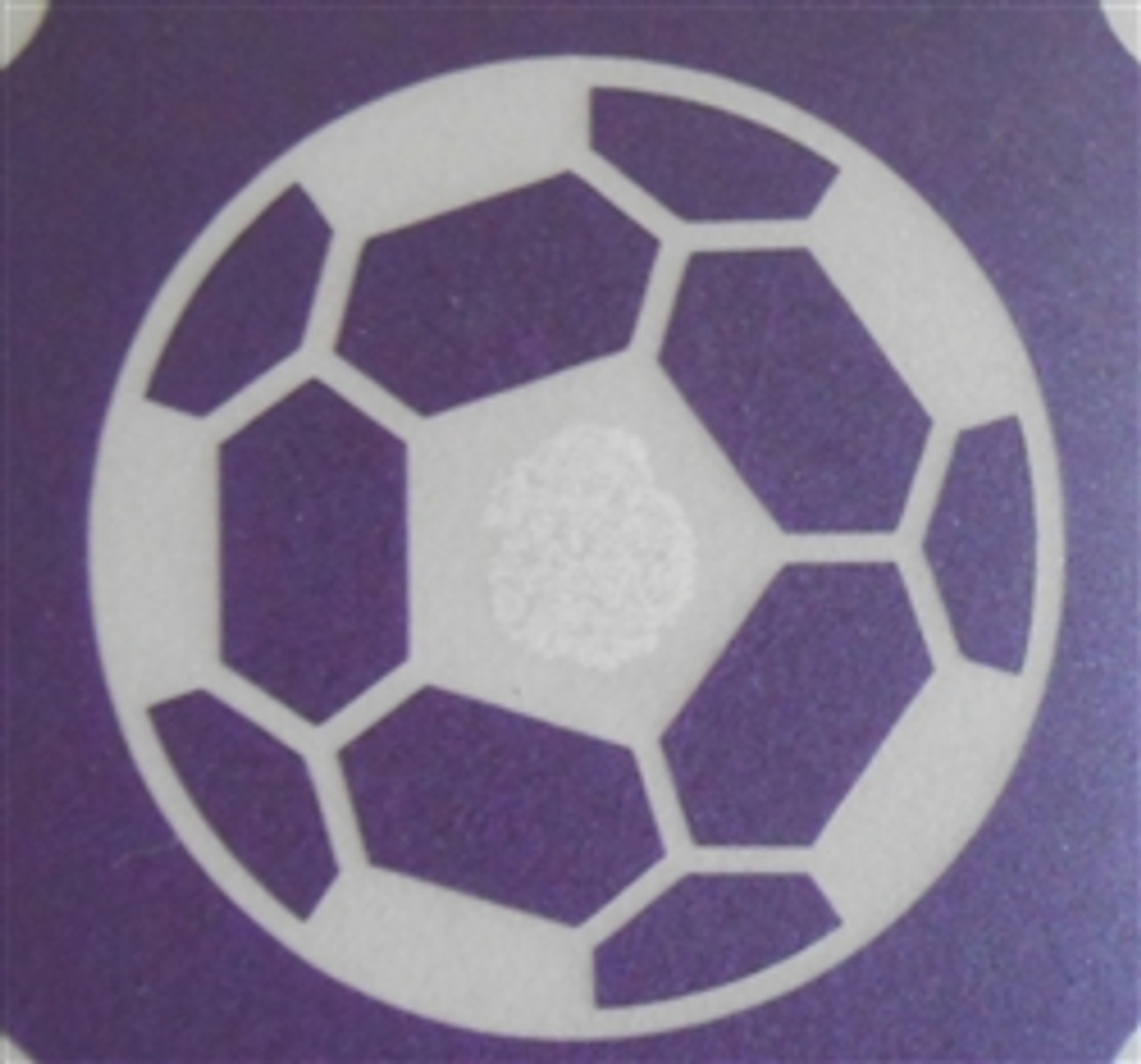 Soccerball - 3 Layer Stencil