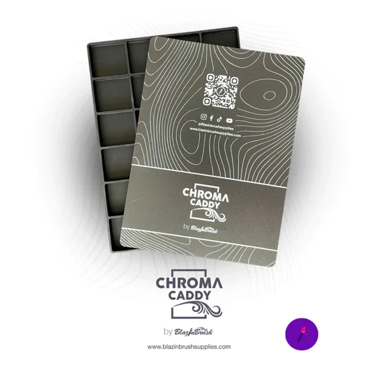 Chroma Caddy - Color Choice - Onyx, Purple, Bubblegum or Ultramarin