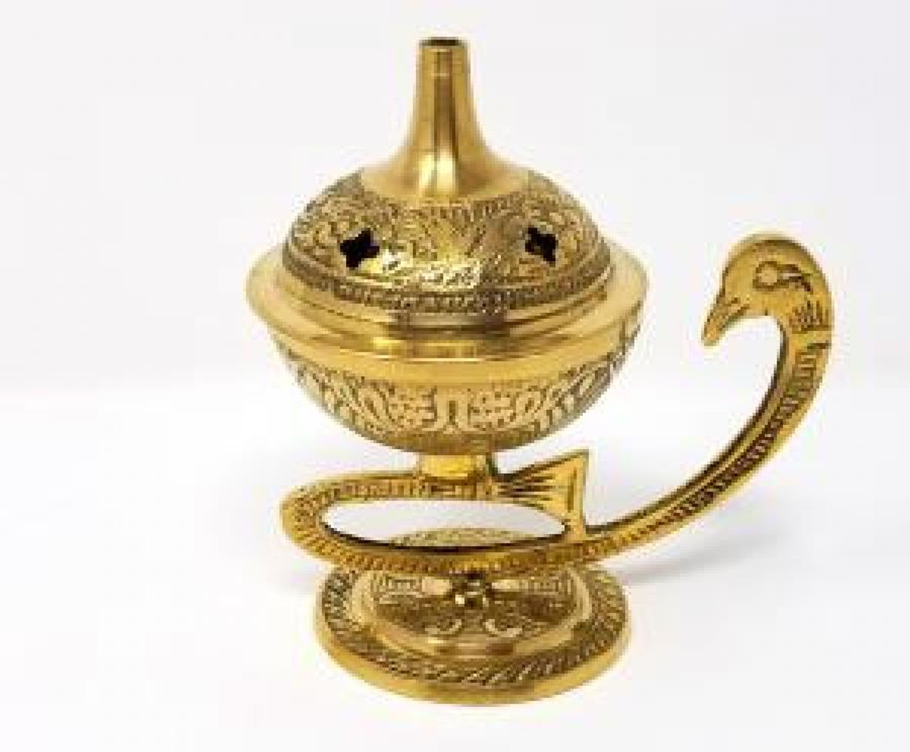 Brass Peacock Burner 4"